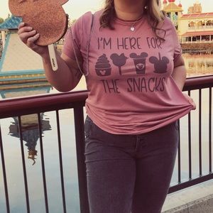 Only Here For The Snacks Shirt